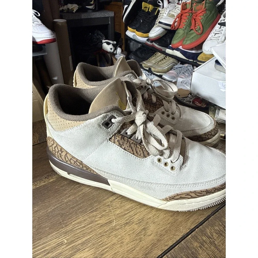 Nike Air Jordan 3 Retro Palomino Size 5.5Y = Women's 7  Brown Tan DM0967-102